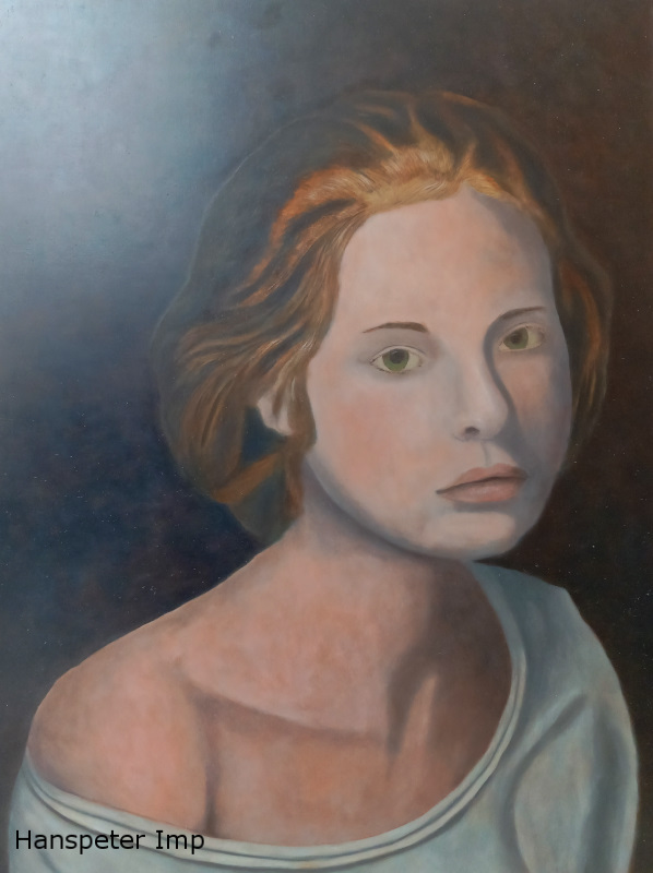 girl with a white shirt