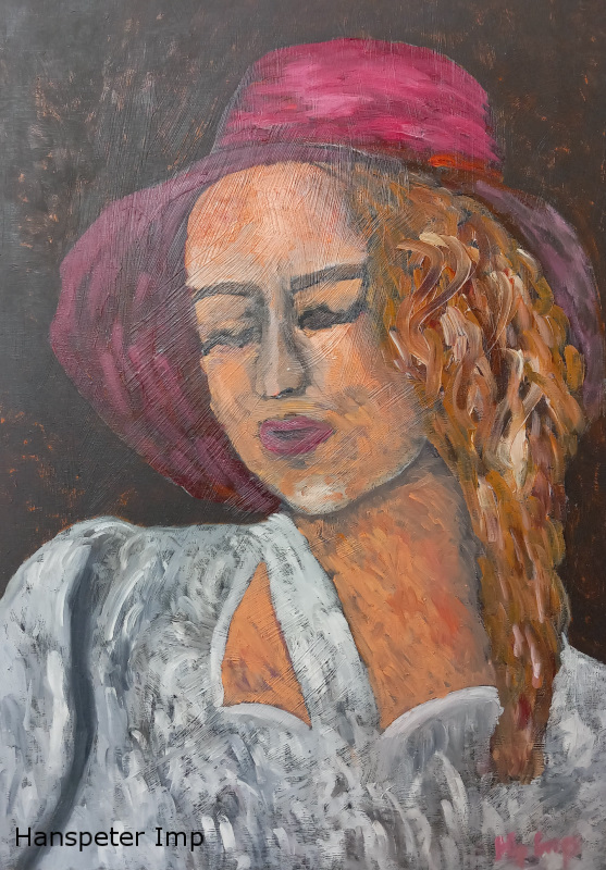girl with red hat