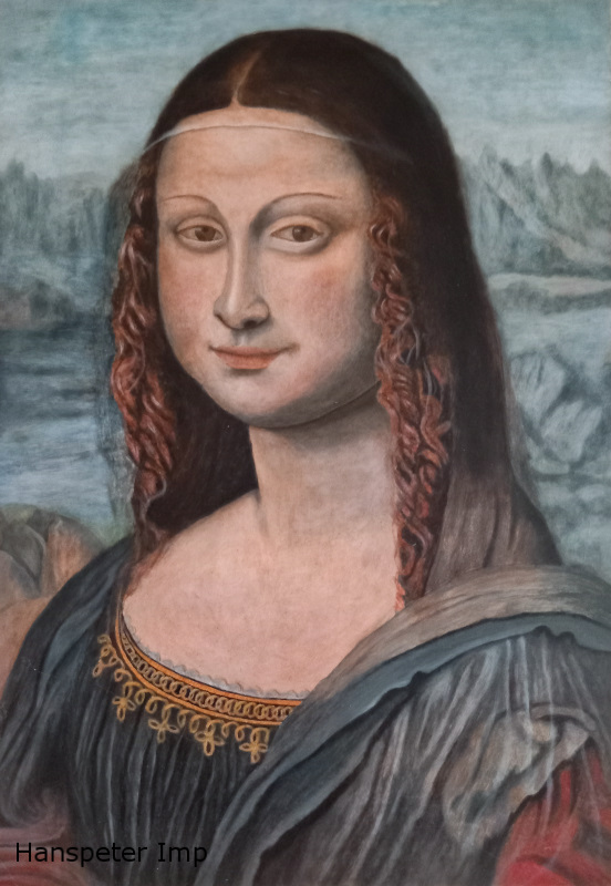 mona lisa da vinci repainting