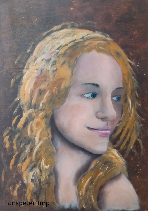 portrait blond hair beautiful