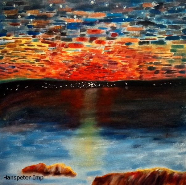 sunset sea