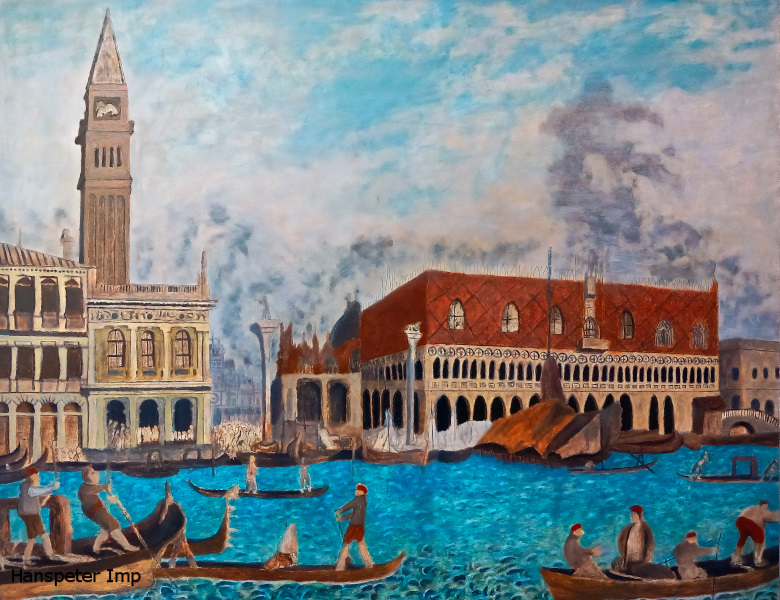 venice italy gondola ride sewer